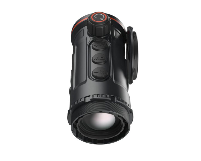 ThermTec-Hunt-650 - frontale Draufsicht mit Linse offen